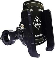 BOBO BM4 PRO Jaw-Grip with Vibration Contoller Waterproof Bike/Motorcycle/Scooter Mobile Phone Holder Mount, Ideal for...