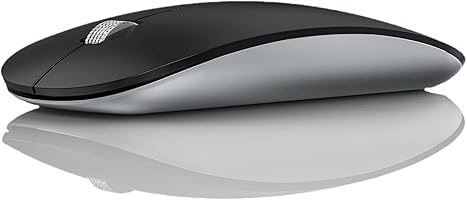 Offbeat - Atom Dual Bluetooth 5.1+5.1 & 2.4Ghz Wireless, Type-C Rechargeable Silent Click Mouse, Triple Device...