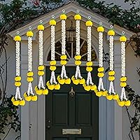 iHandikart Jasmine Artificial Garland with Marigold Flowers & Tuberose (Rajnigandha) Garland|Navratri Decoration|Diwali...